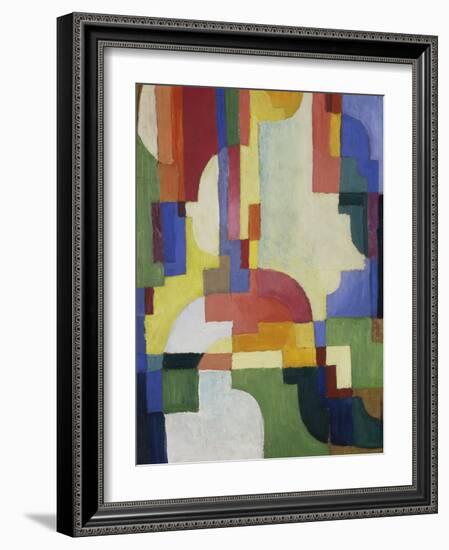 Colourful Forms I, 1913-August Macke-Framed Giclee Print