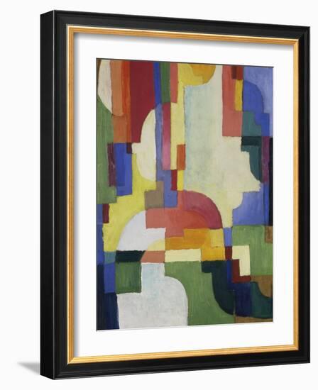 Colourful Forms I, 1913-August Macke-Framed Giclee Print