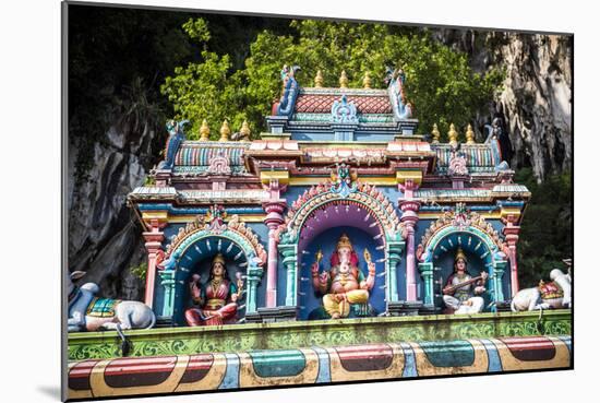 Colourful Hindu statues, Batu Caves, Kuala Lumpur, Malaysia, Southeast Asia, Asia-Matthew Williams-Ellis-Mounted Photographic Print