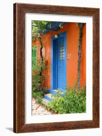 Colourful House, Assos, Kefalonia, Greece-Peter Thompson-Framed Photographic Print