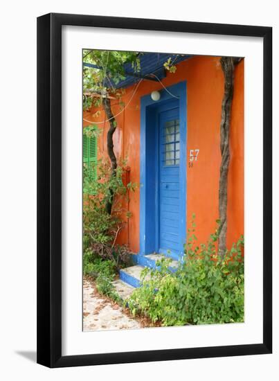 Colourful House, Assos, Kefalonia, Greece-Peter Thompson-Framed Photographic Print