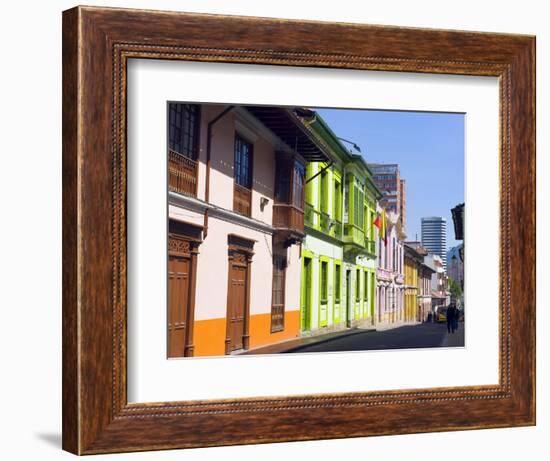 Colourful Houses, Bogota, Colombia, South America-Christian Kober-Framed Photographic Print