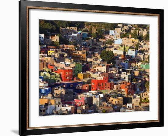 Colourful Houses, Guanajuato, Guanajuato State, Mexico, North America-Christian Kober-Framed Photographic Print