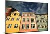 Colourful Houses in Copenhagen, Europe-pink candy-Mounted Photographic Print