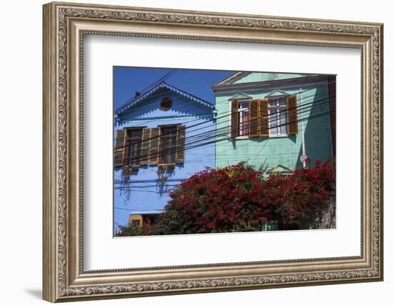 Colourful Houses, Valparaiso, Chile-Peter Groenendijk-Framed Photographic Print