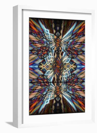 Colourful Kaleidoscope Background-Steve18-Framed Art Print