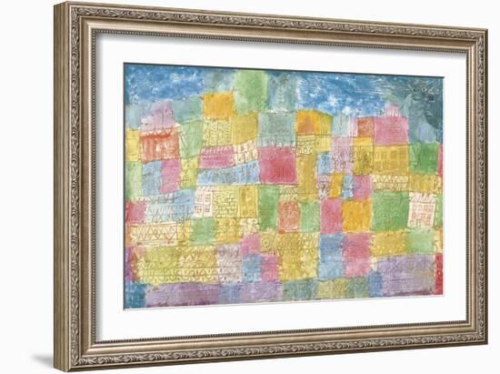 Colourful Landscape-Paul Klee-Framed Giclee Print