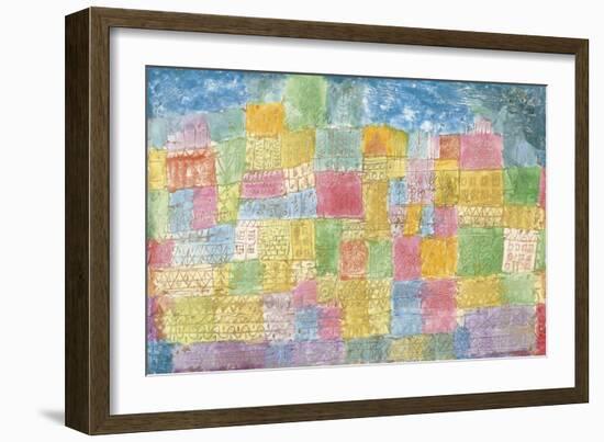 Colourful Landscape-Paul Klee-Framed Giclee Print