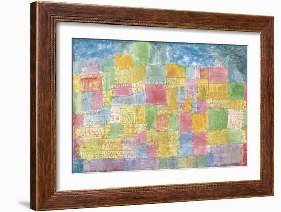 Colourful Landscape-Paul Klee-Framed Giclee Print