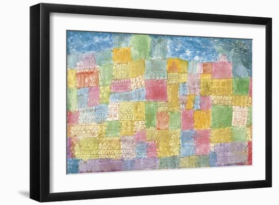 Colourful Landscape-Paul Klee-Framed Giclee Print