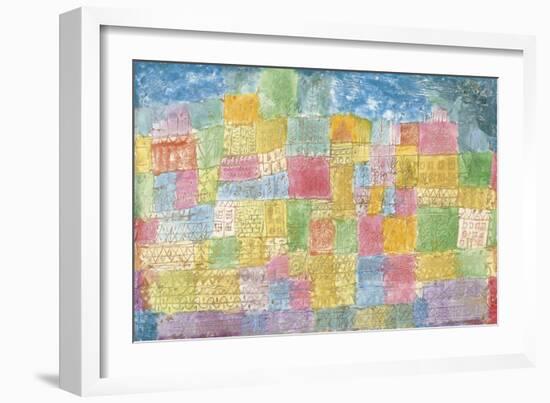 Colourful Landscape-Paul Klee-Framed Giclee Print