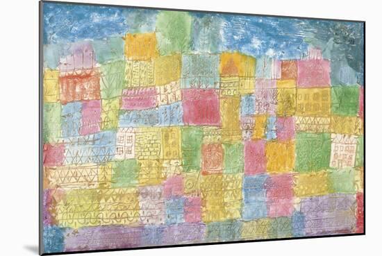 Colourful Landscape-Paul Klee-Mounted Giclee Print