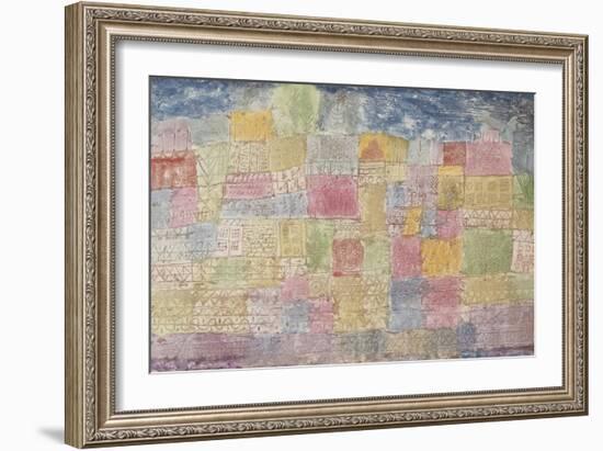 Colourful Landscape-Paul Klee-Framed Giclee Print