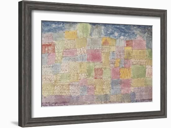 Colourful Landscape-Paul Klee-Framed Giclee Print