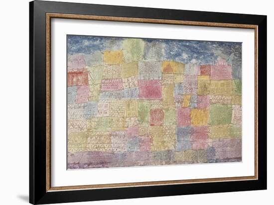 Colourful Landscape-Paul Klee-Framed Giclee Print