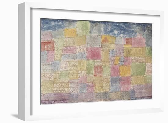 Colourful Landscape-Paul Klee-Framed Giclee Print