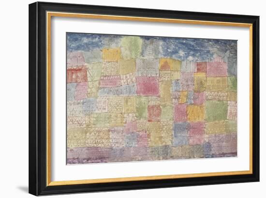 Colourful Landscape-Paul Klee-Framed Giclee Print