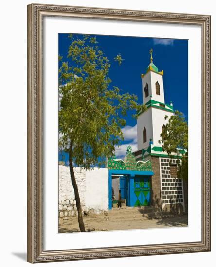 Colourful Mosque in a Little Village in the Republic of Djibouti, Africa-null-Framed Photographic Print