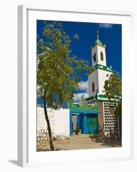 Colourful Mosque in a Little Village in the Republic of Djibouti, Africa-null-Framed Photographic Print