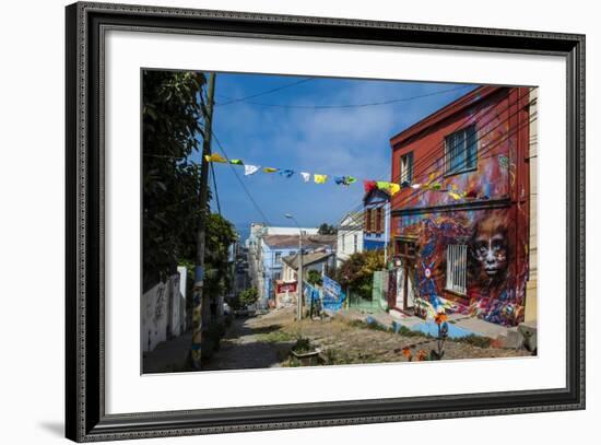 Colourful Old Houses in the Historic Quarter-Michael Runkel-Framed Photographic Print