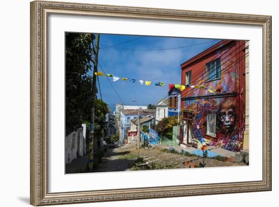 Colourful Old Houses in the Historic Quarter-Michael Runkel-Framed Photographic Print
