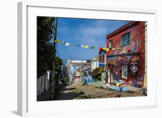 Colourful Old Houses in the Historic Quarter-Michael Runkel-Framed Photographic Print