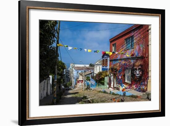 Colourful Old Houses in the Historic Quarter-Michael Runkel-Framed Photographic Print