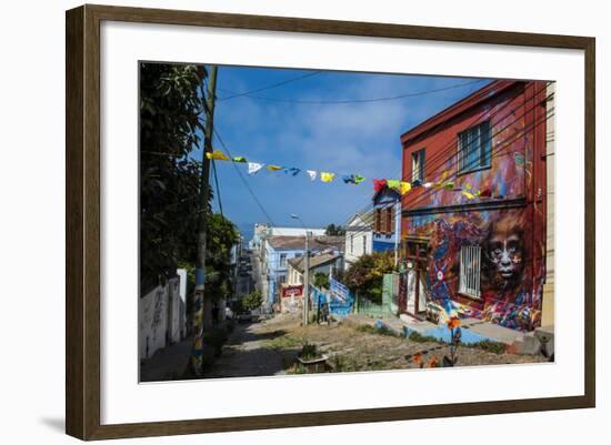 Colourful Old Houses in the Historic Quarter-Michael Runkel-Framed Photographic Print