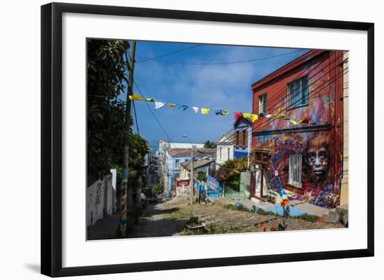 Colourful Old Houses in the Historic Quarter-Michael Runkel-Framed Photographic Print