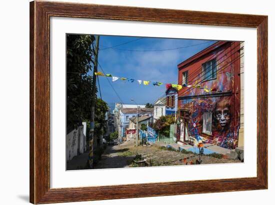 Colourful Old Houses in the Historic Quarter-Michael Runkel-Framed Photographic Print