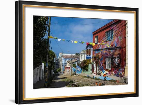 Colourful Old Houses in the Historic Quarter-Michael Runkel-Framed Photographic Print