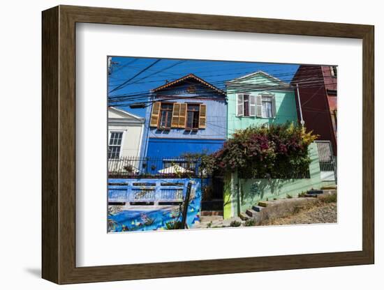 Colourful Old Houses in the Historic Quarter-Michael Runkel-Framed Photographic Print