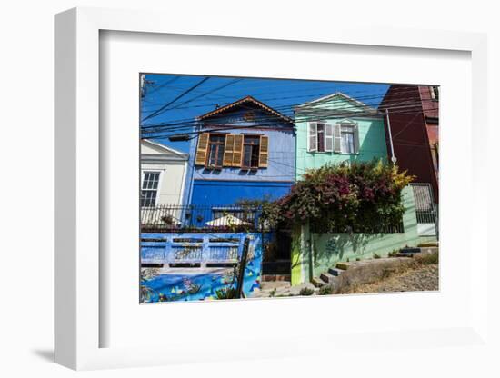 Colourful Old Houses in the Historic Quarter-Michael Runkel-Framed Photographic Print