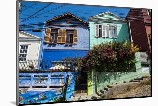 Colourful Old Houses in the Historic Quarter-Michael Runkel-Mounted Photographic Print