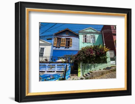 Colourful Old Houses in the Historic Quarter-Michael Runkel-Framed Photographic Print