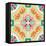 Colourful Ornament Tiles-AnaMarques-Framed Stretched Canvas