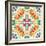 Colourful Ornament Tiles-AnaMarques-Framed Art Print