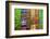 Colourful pashmina scarves, New Delhi, India, Asia-Matthew Williams-Ellis-Framed Photographic Print