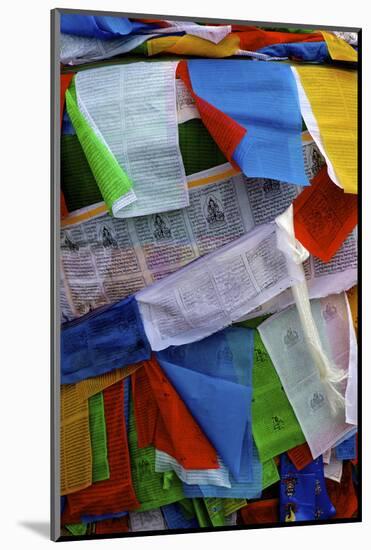 Colourful Prayer Flags, Lhasa, Tibet, China, Asia-Simon Montgomery-Mounted Photographic Print