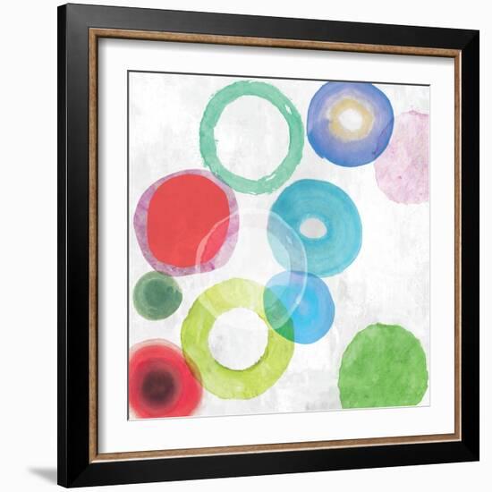 Colourful Rings I-Tom Reeves-Framed Art Print