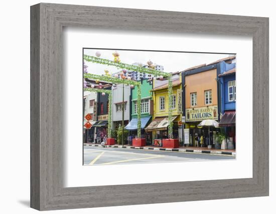 Colourful Shophouses in South Bridge Road, Chinatown, Singapore, Southeast Asia, Asia-Fraser Hall-Framed Photographic Print