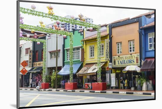 Colourful Shophouses in South Bridge Road, Chinatown, Singapore, Southeast Asia, Asia-Fraser Hall-Mounted Photographic Print