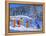 Colourful Skiing, Les Arcs, France, 2018-Andrew Macara-Framed Premier Image Canvas