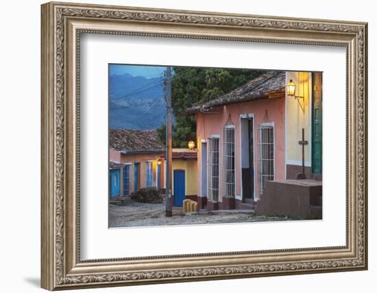 Colourful Street in Historical Center-Jane Sweeney-Framed Photographic Print