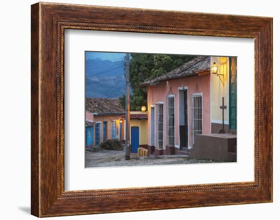 Colourful Street in Historical Center-Jane Sweeney-Framed Photographic Print