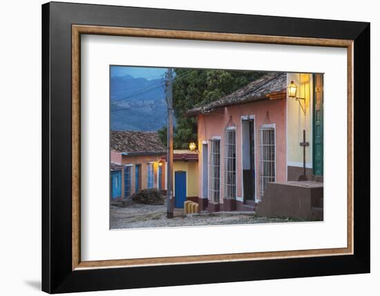 Colourful Street in Historical Center-Jane Sweeney-Framed Photographic Print