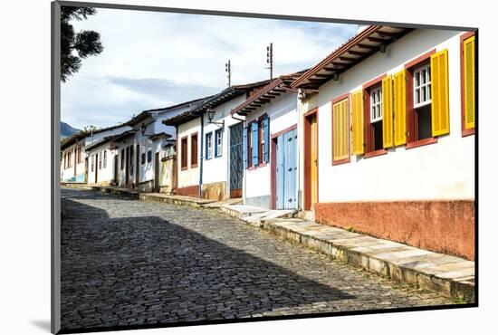 Colourful Streets, Mariana, Minas Gerais, Brazil, South America-Gabrielle and Michel Therin-Weise-Mounted Photographic Print