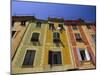 Colourful Trompe L'Oeuil Facades by the Harbour, Portofino, Portofino Peninsula, Liguria, Italy-Ruth Tomlinson-Mounted Photographic Print