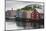 Colourful Wooden Warehouses on Wharf Beside the Nidelva River-Eleanor Scriven-Mounted Photographic Print