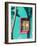 Colourfully Painted Housefronts in the Trendy District of Barrio Bellavista, Santiago, Chile-Gavin Hellier-Framed Photographic Print